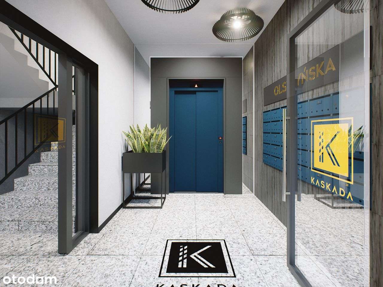 3pok z dużym balkonem! Kaskada! M2.2 ROLETY W CENIE - Pełny obrazek: 2/6