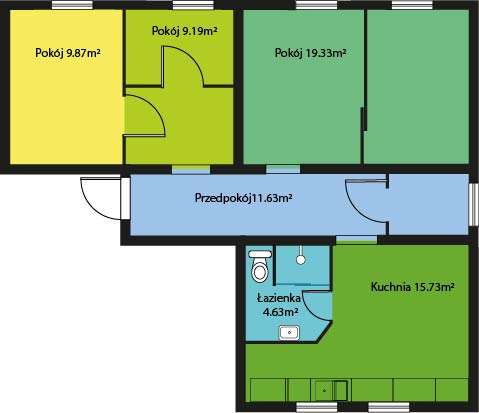 Wyjątkowe 5 pokoi w sercu Gutkowa!-16