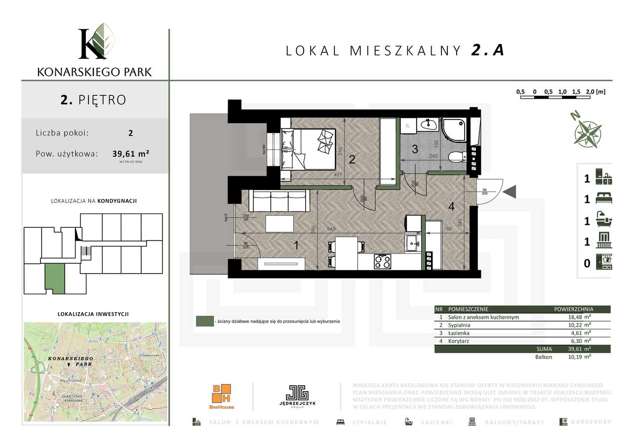 MIESZKANIE 2.A| KONARSKIEGO PARK