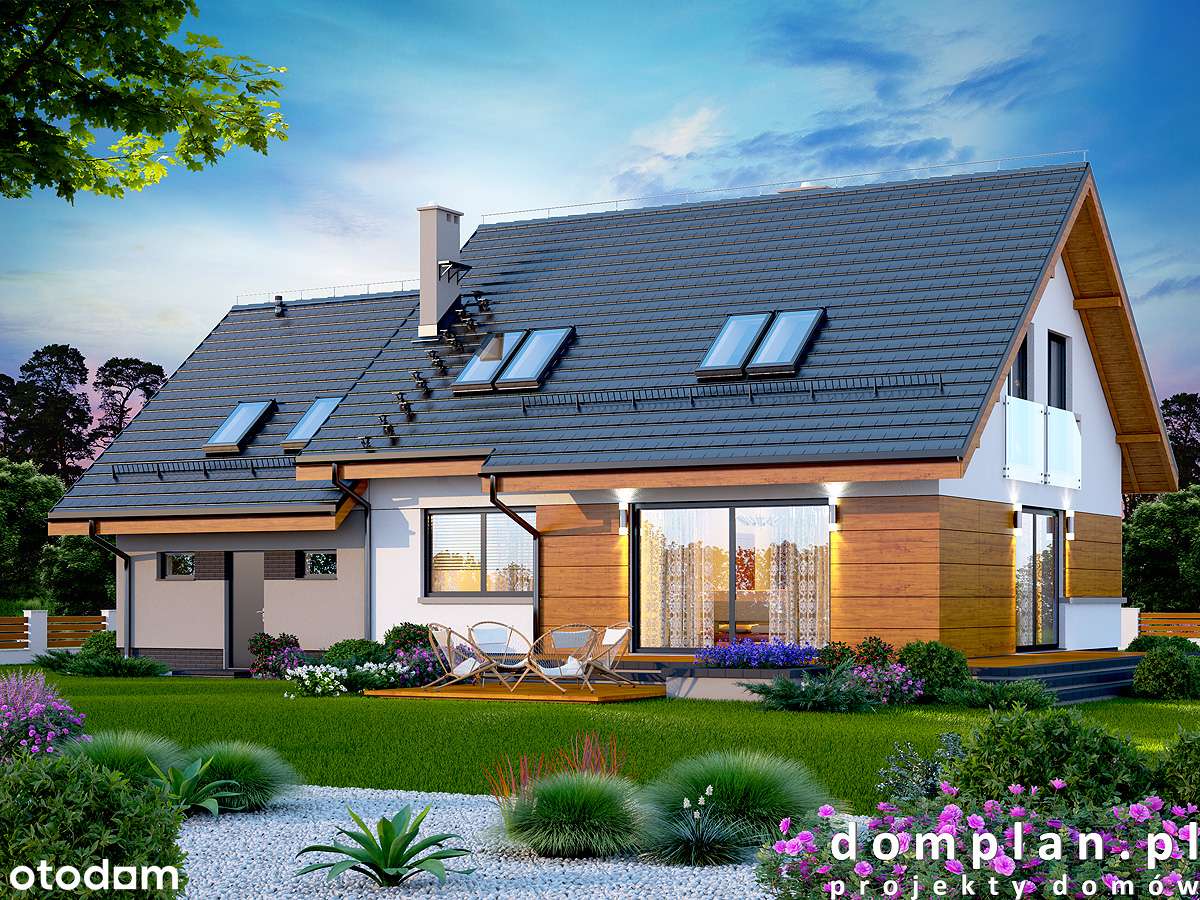 Dom wolnostojący 174m2 Stare Bielice stan surowy zamknięty + więcej - Pełny obrazek: 2/4