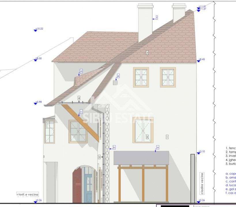 Imobil monument istoric de vânzare ,Strada Târgului, Sibiu - Imagine principală: 4/20