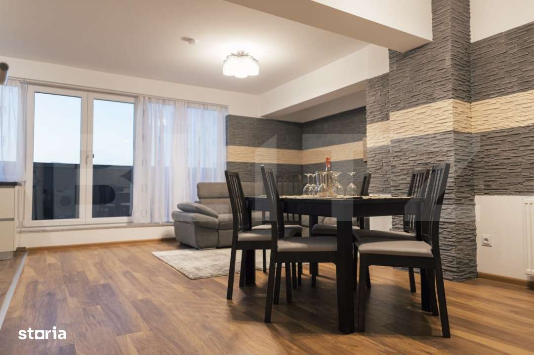 Penthouse de 3 camere, decomandat, 83 mp, 2 bai si terasa, in Tractoru - Imagine principală: 5/14