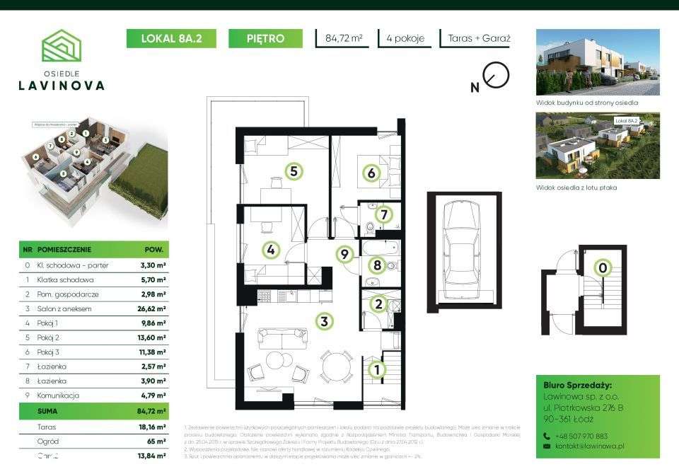 Osiedle Lavinova | mieszkanie 8A2 | ogródek 65 m² - Pełny obrazek: 3/20