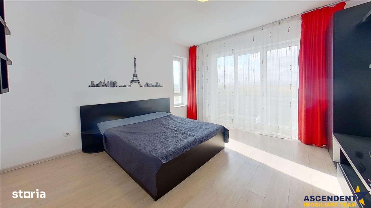 Tur 3D! 2 camere decomandat, mobilat si utilat, cu parcare privata – A - Imagine principală: 1/9