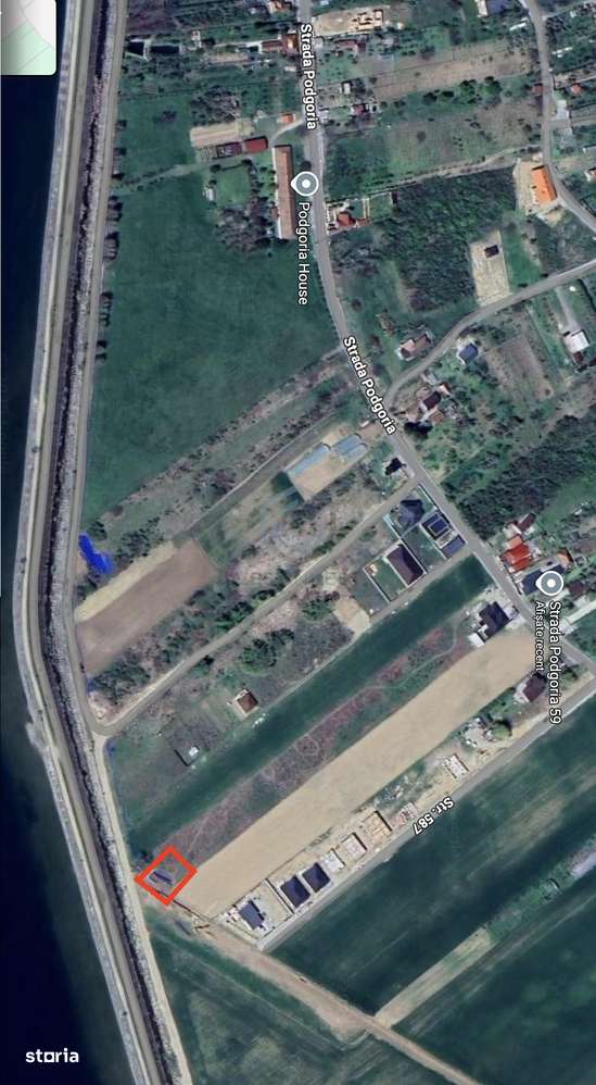 Teren intravilan dublu front Podgoria - Imagine principală: 1/2