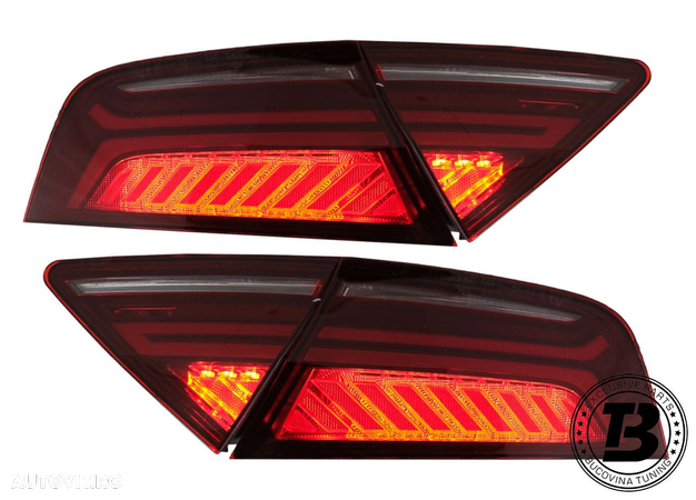 Stopuri LED compatibile cu Audi A7 4G RED Design - 5