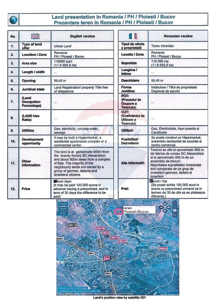 Teren de vanzare 116.000mp  Ploiesti-1