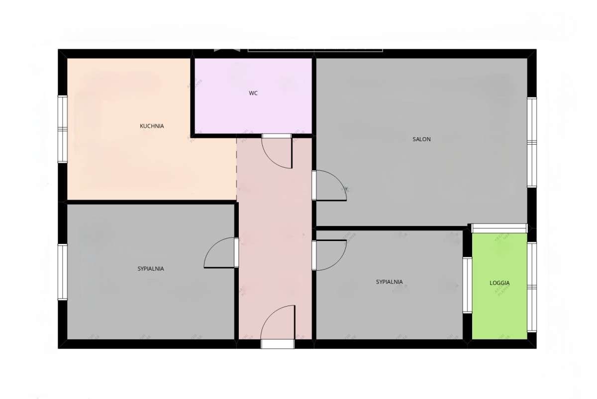 Antoniuk 3 pokoje, kuchnia - 46 m2 po remoncie-15