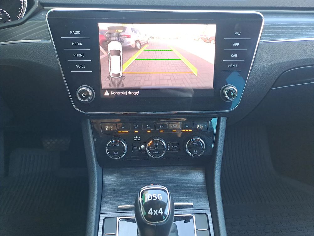 SKODA SUPERB Błękit Lava 4x4 DSG 2,0TDI 190KM Salon PL ASO
