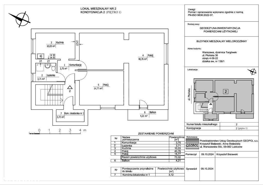Gotowe do wprowadzenia | 3 pokoje, 73 mkw-19
