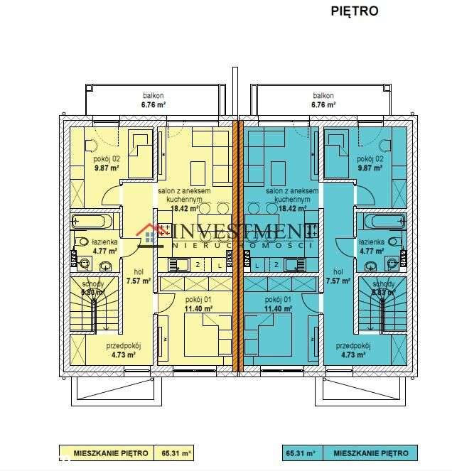 Mieszkanie, 57,84 m², Kędzierzyn-Koźle - Pełny obrazek: 4/6