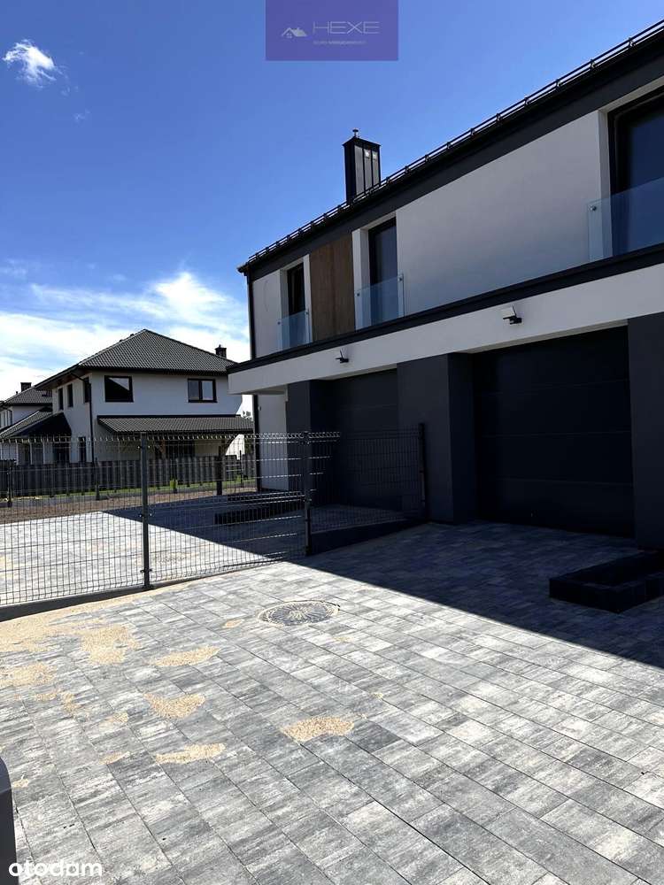 Nowoczesny bliźniak z garażem, ogrzewanie gazowe-6