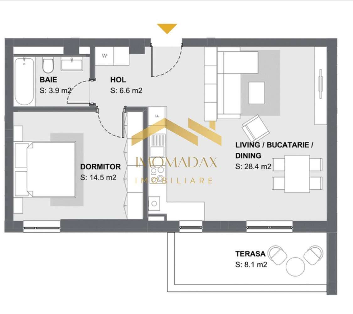 Aradului-2 camere-Loc de parcare Inclus-13