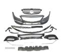 PARA-CHOQUES FRONTAL PARA MERCEDES W205 SW 14-18 LOOK AMG C63 PRETO - 3