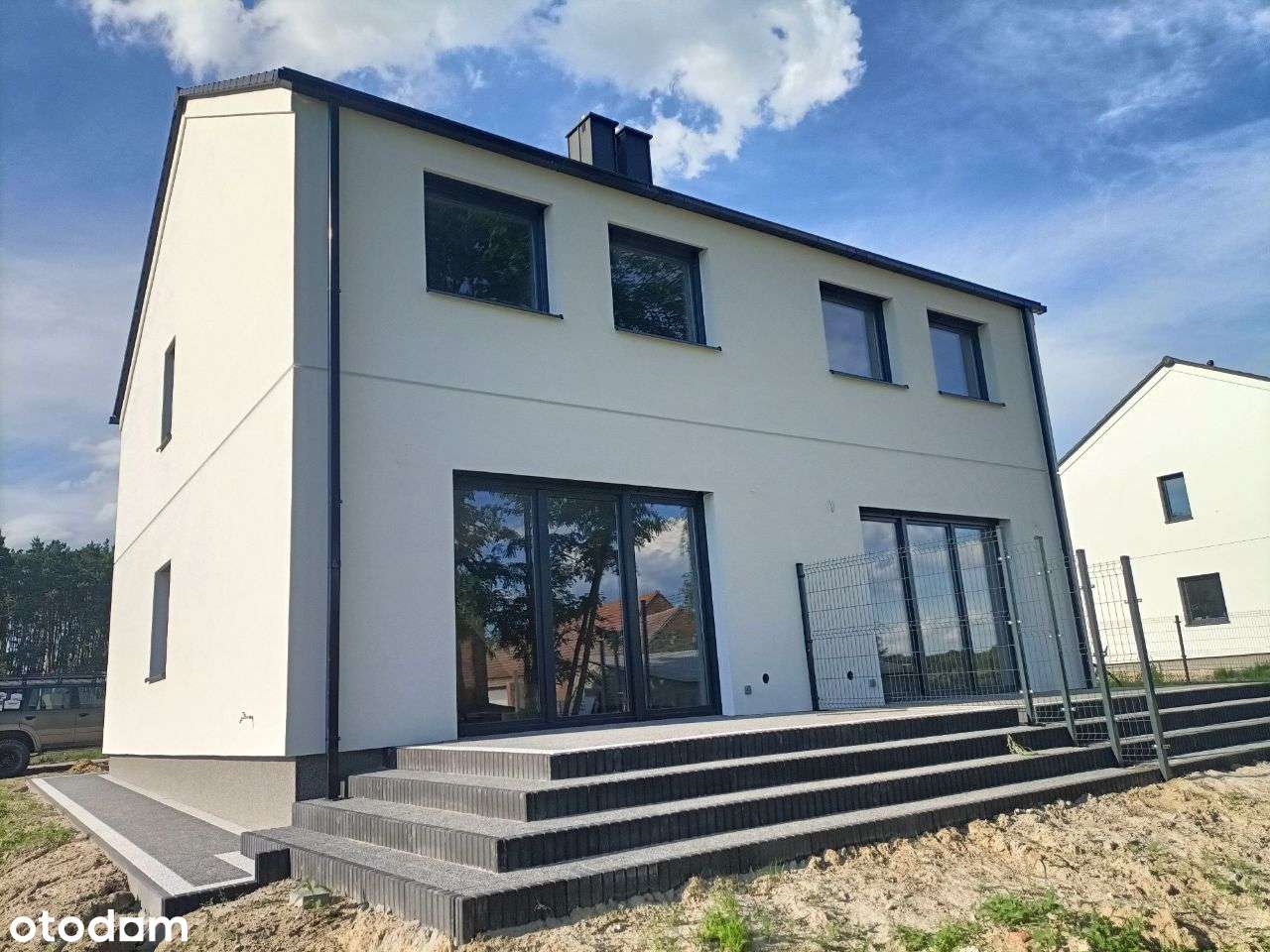 Domy w Czmońcu przy lesie i Warcie, pompa ciepła-6