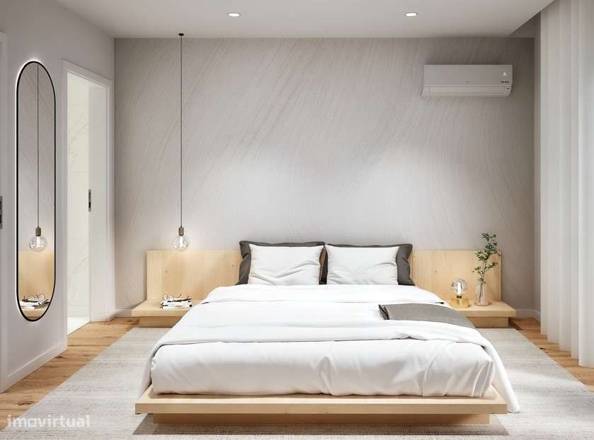 T1 Novo com Varanda (6m2) e 2 lugares de garagem em Canidelo-11