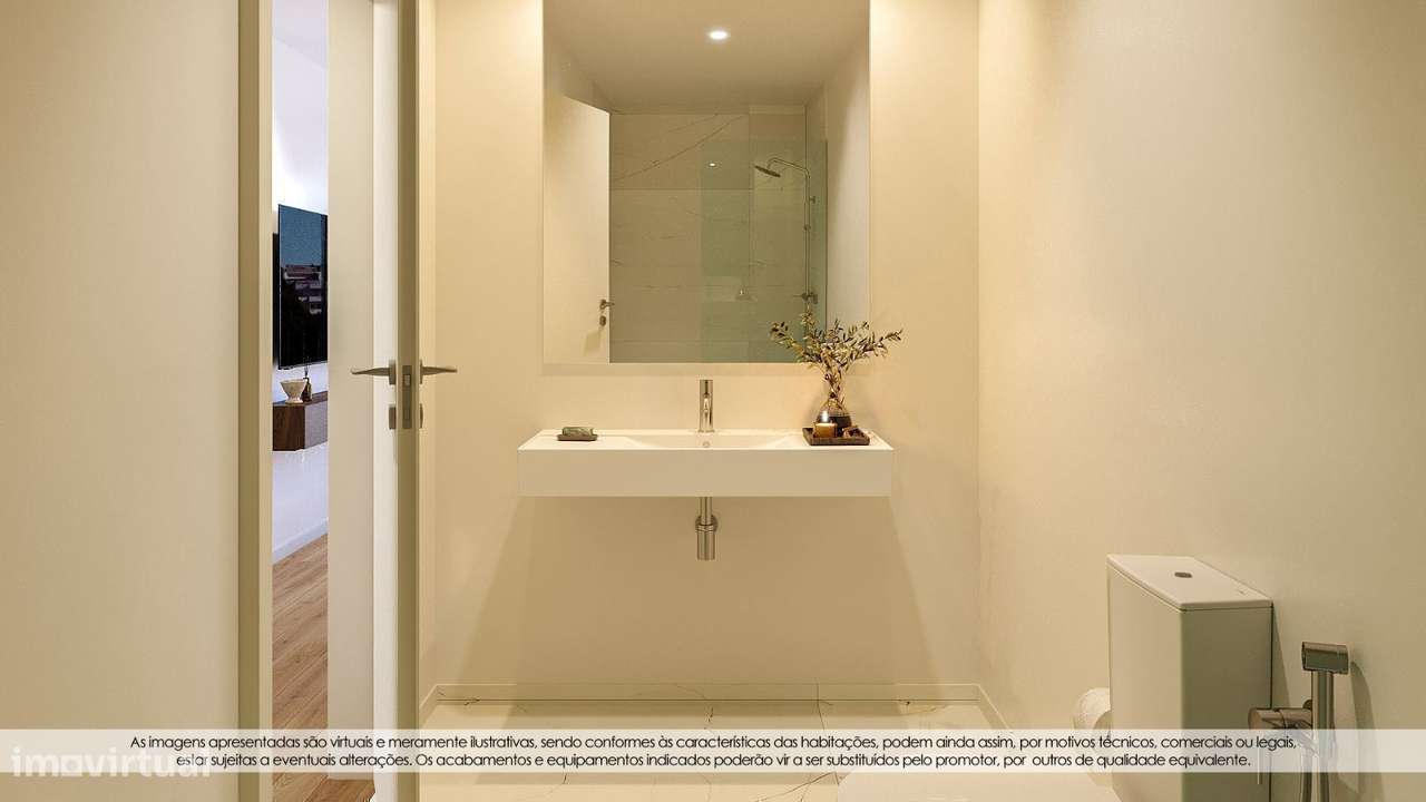 Apartamento T1 novo c/luar garagem no Porto (Antas)-27