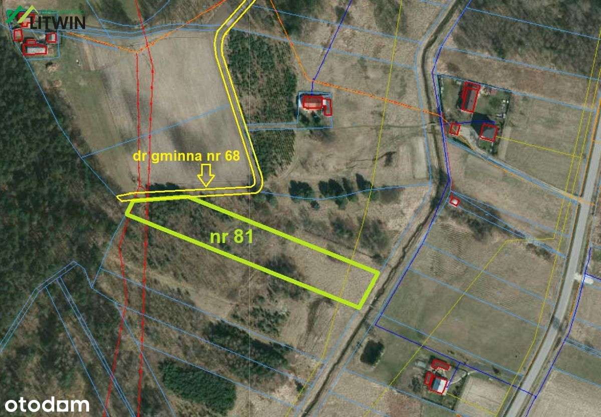 Działka w Machowej z WZ, areał 53 ary-7