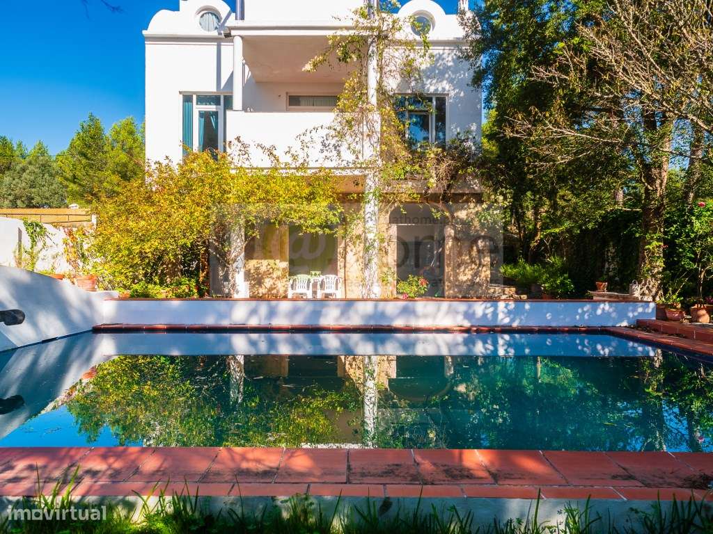 Moradia com piscina e vista mar na Charneca/Cascais-30