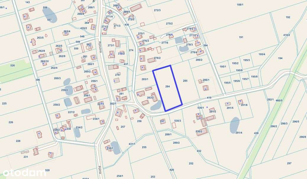 Działka 5 300m2 Bartoszyce Dąbrowa-1