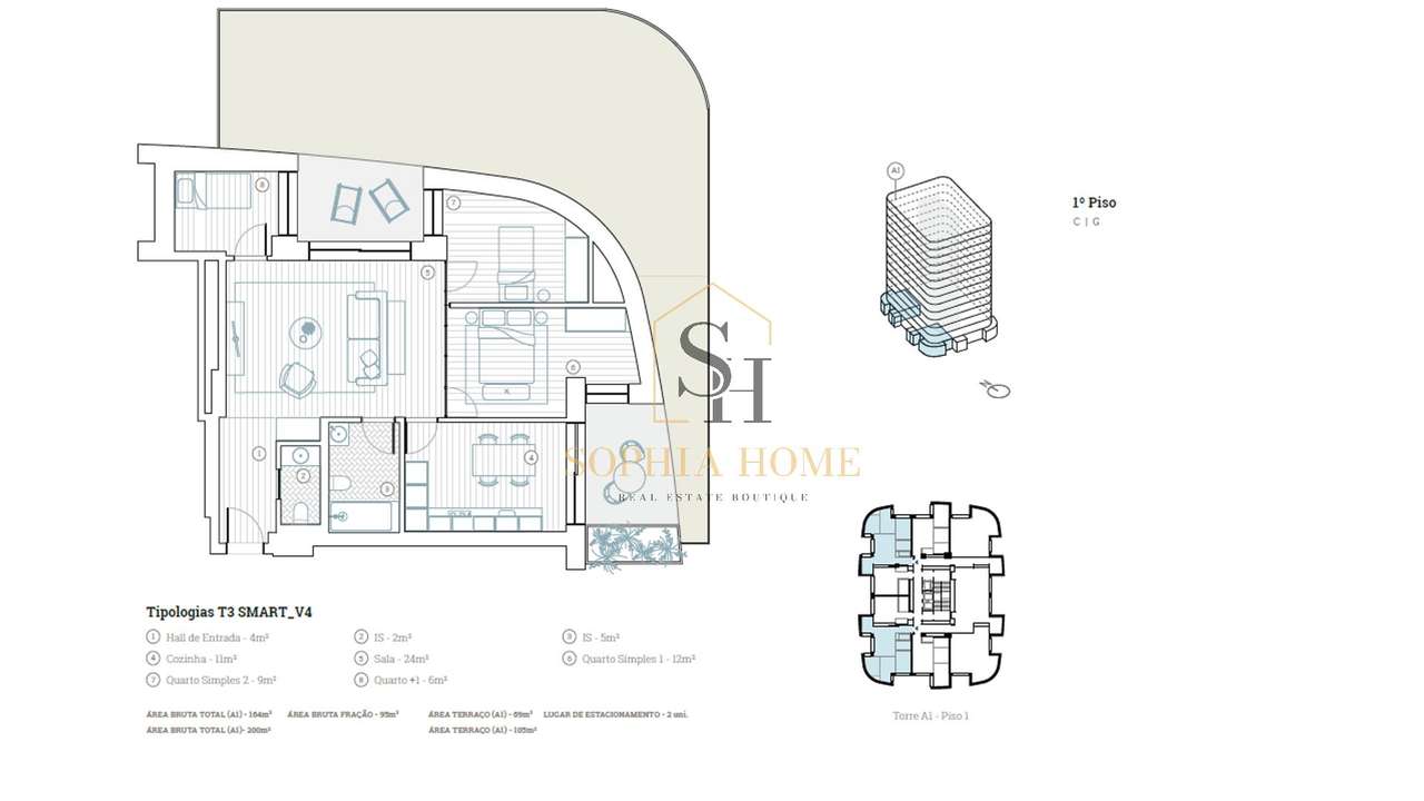 Apartamento T3 em Arca d'Água-17