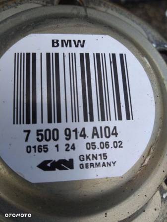 PÓŁOŚ TYŁ TYLNA BMW X5 E53 4,4 V8 M62 7500914 - 2