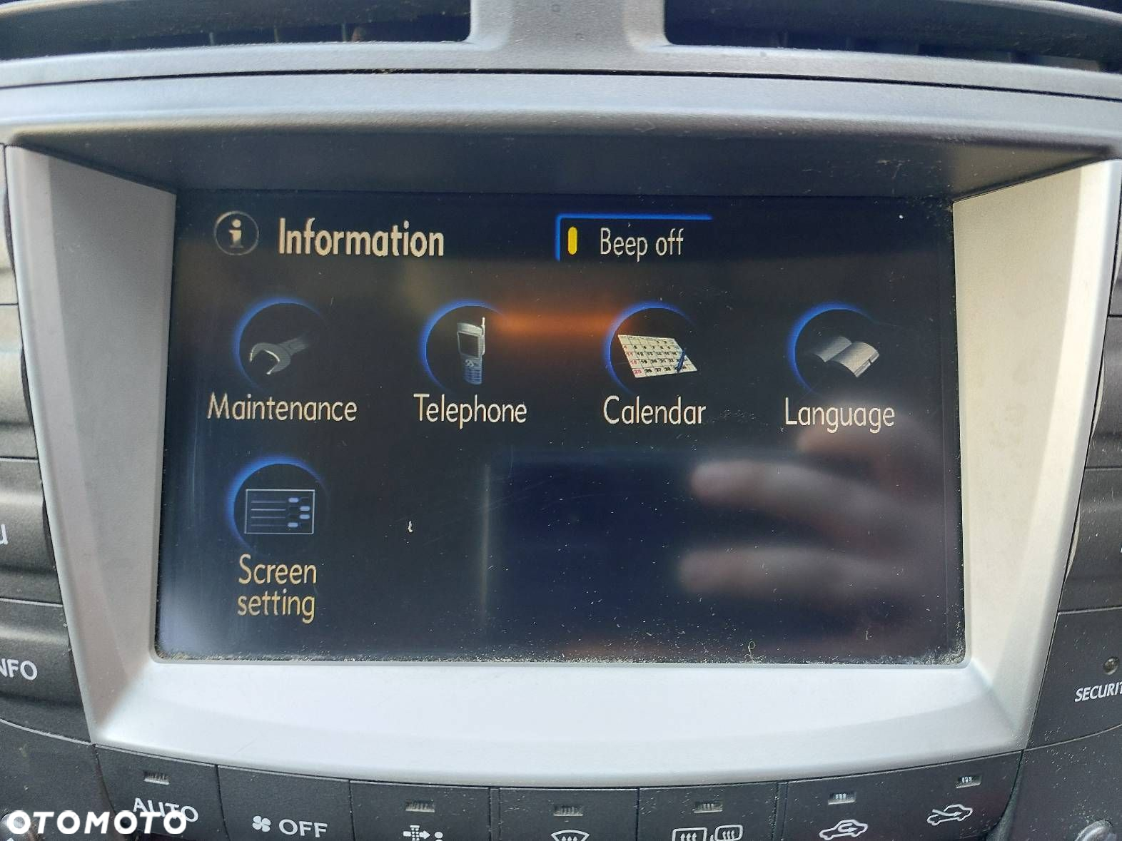 RADIO ODTWARZACZ + PANEL NAWIEWU + RAMKA LEXUS IS II - 9