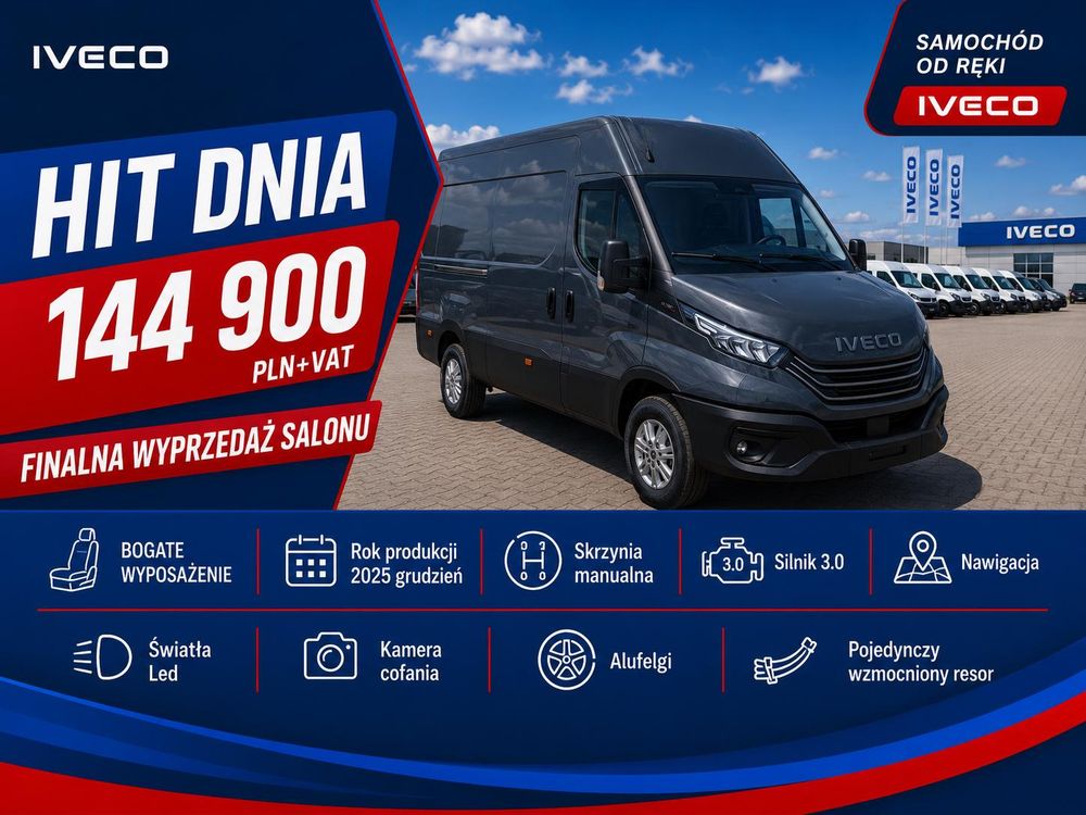 Iveco 35S18HV 3 LITRY - WYPRZEDAŻ WYPRZEDAŻ EKSPOZYCJI Iveco Daily Furgon 12m3