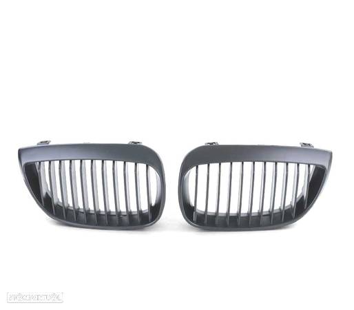 GRELHAS FRONTAIS PARA BMW SERIE 1 E87 04-07 PRETAS - 2