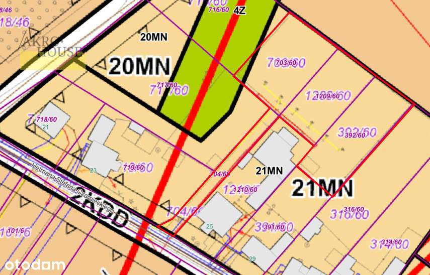 Teren pod zabudowę jednorodzinną - wolnostojącą-2