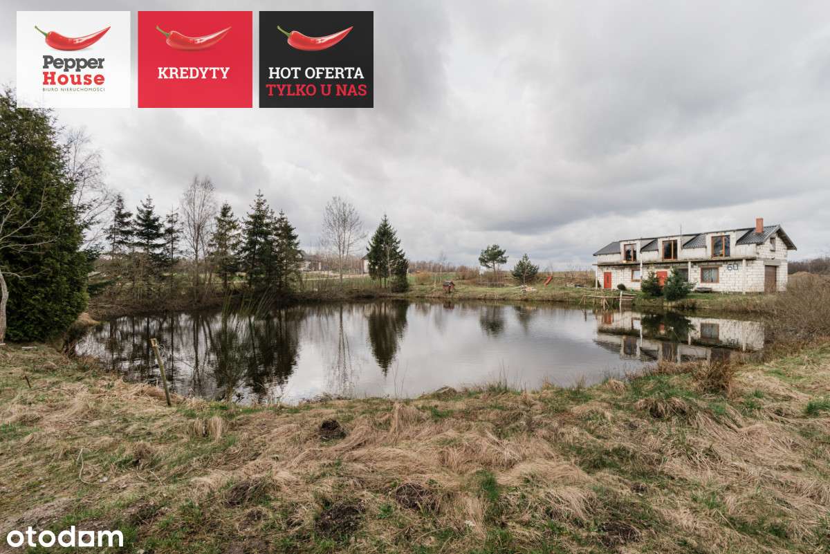 Wyjątkowa działka z własnym zbiornikiem wodnym! - Pełny obrazek: 4/8