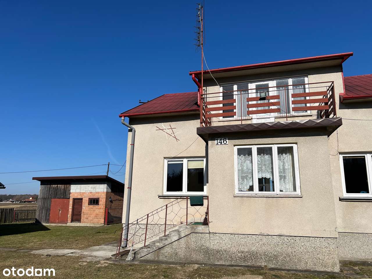 Wolnostojący dom z działką i garażem