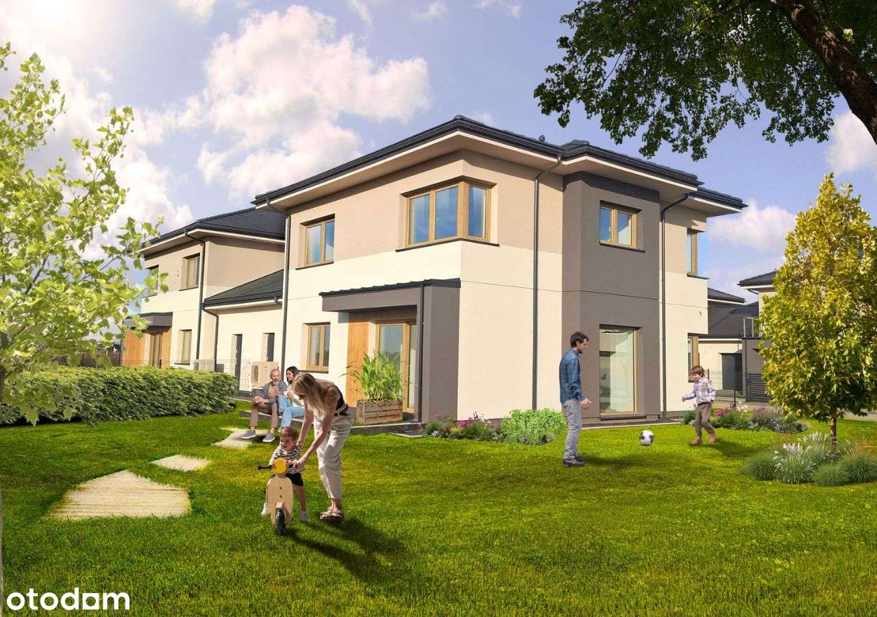 Nowoczesne domy w Abramowicach Prywatnych w Głusku - Pełny obrazek: 2/8