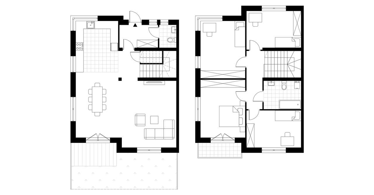 5-pokojowy dom 123m2 + ogródek Bezpośrednio - Pełny obrazek: 3/8