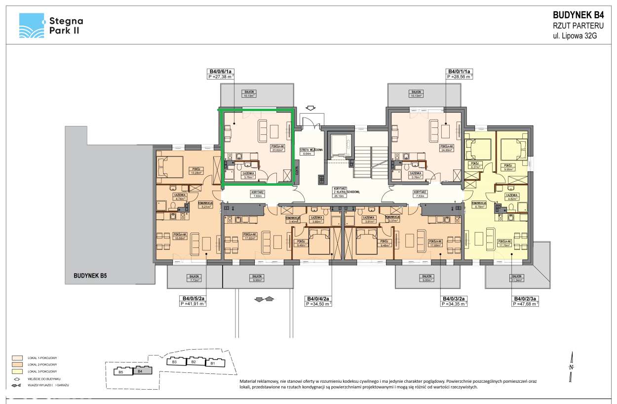 Apartament ul. Lipowa 32 Stegna Park 2-11