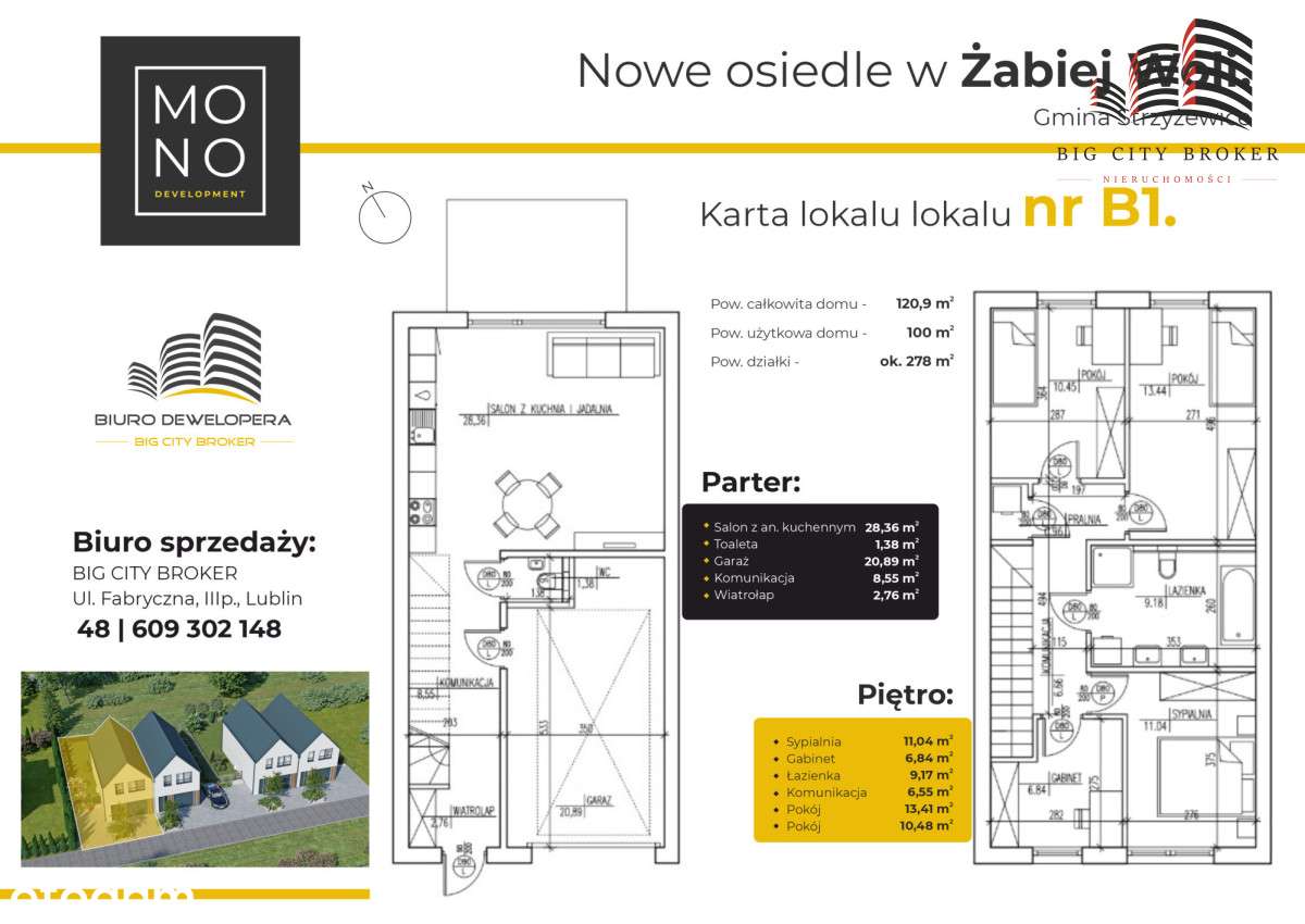 120 M2 w bliźniaku/OSIEDLE Mono/ Żabia Wola-11
