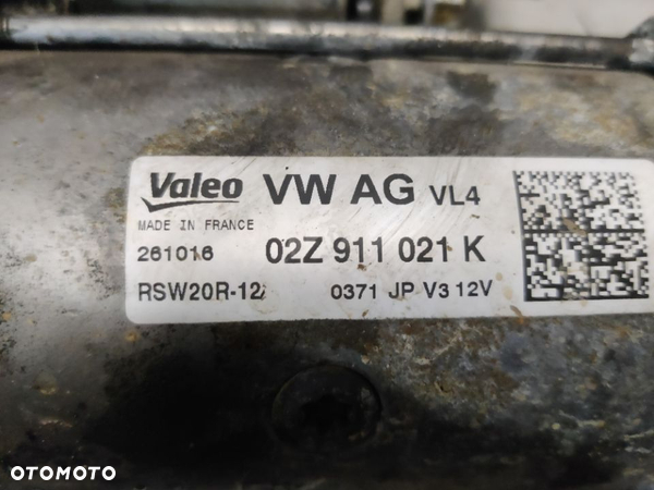 Rozrusznik 1.6 2.0 TDI Skoda Octavia 3 VW Golf VII Passat Audi A3 Seat Leon 02Z911021K - 4