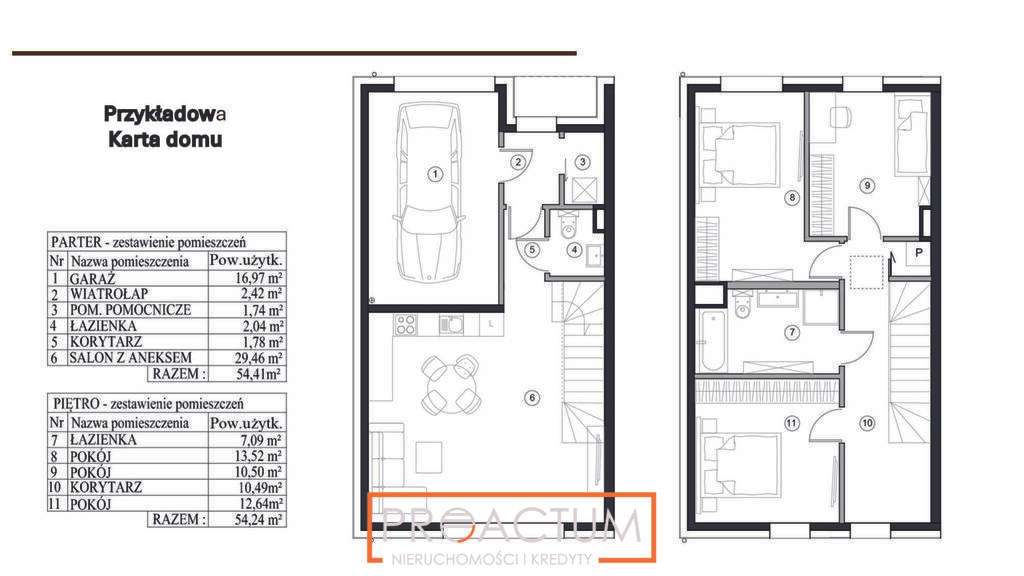 Nowoczesny dom szeregowy z ogródkiem i garażem - Pełny obrazek: 5/20