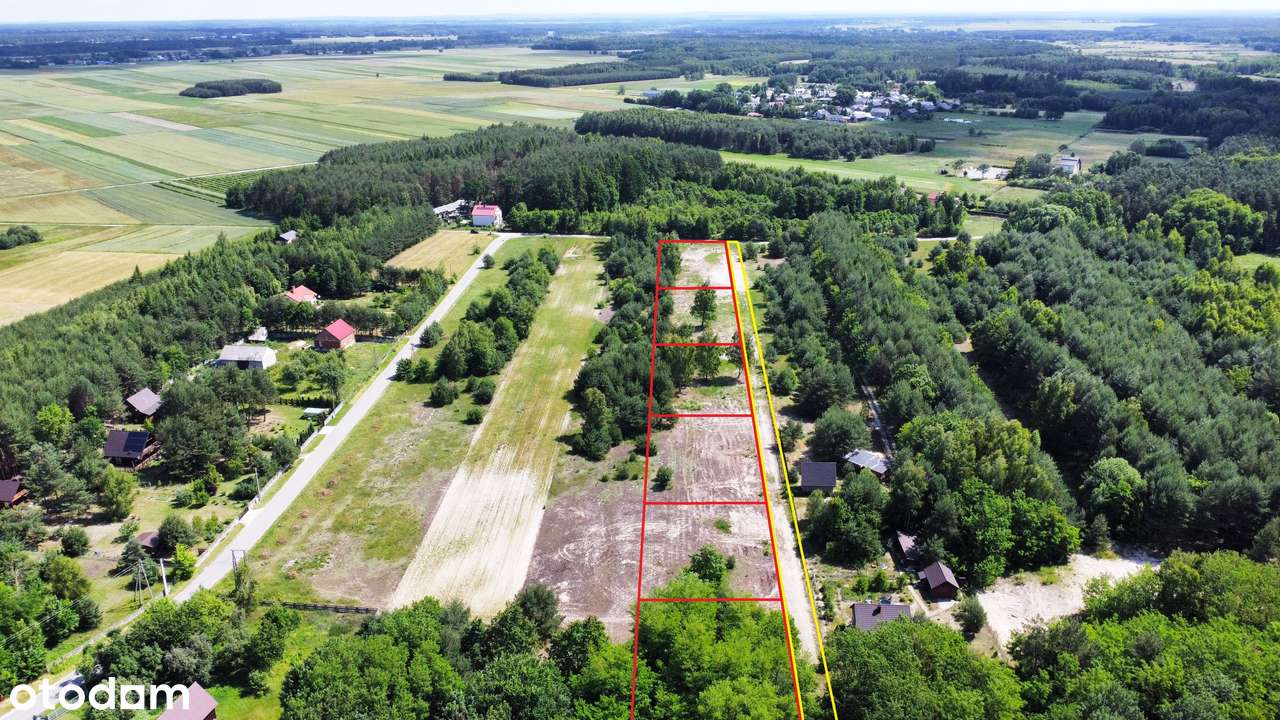 Z prądem i wodą! Piękne miejsce wśród drzew! BUDOWLANE !! - Pełny obrazek: 4/10