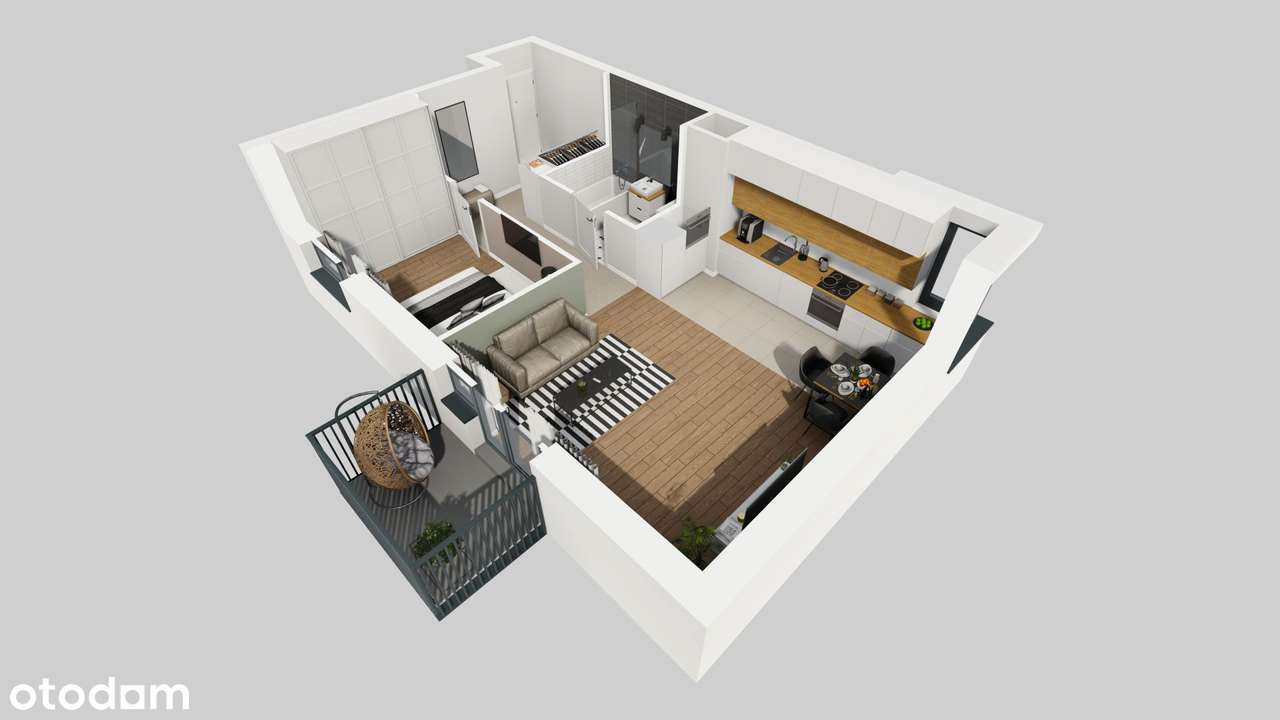 ostatnie | GOTOWE | 2 pokoje | zamknięte osiedle |BEZ PROWIZJI|BEZ PCC-6