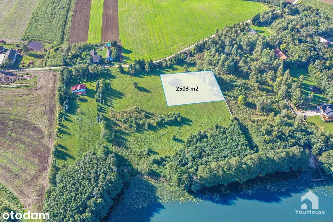 Działka nad Jeziorem Gryźliny - 2503 m2-9