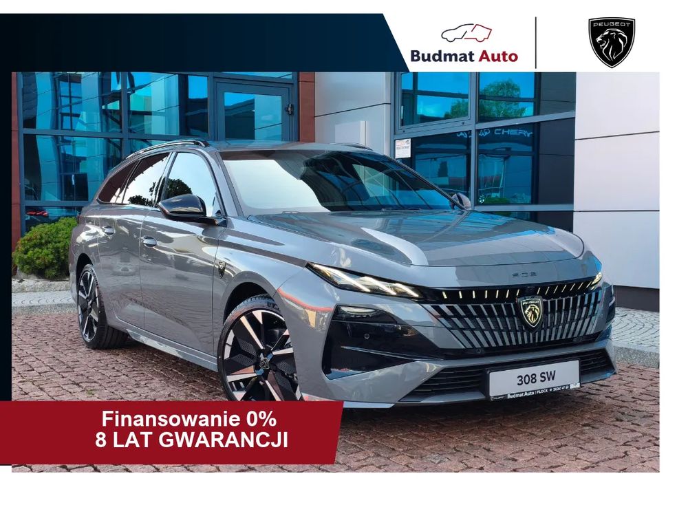 308SW GT Exclusive mHEV 145KM - 8 LAT Gwarancji, Finansowanie 0%