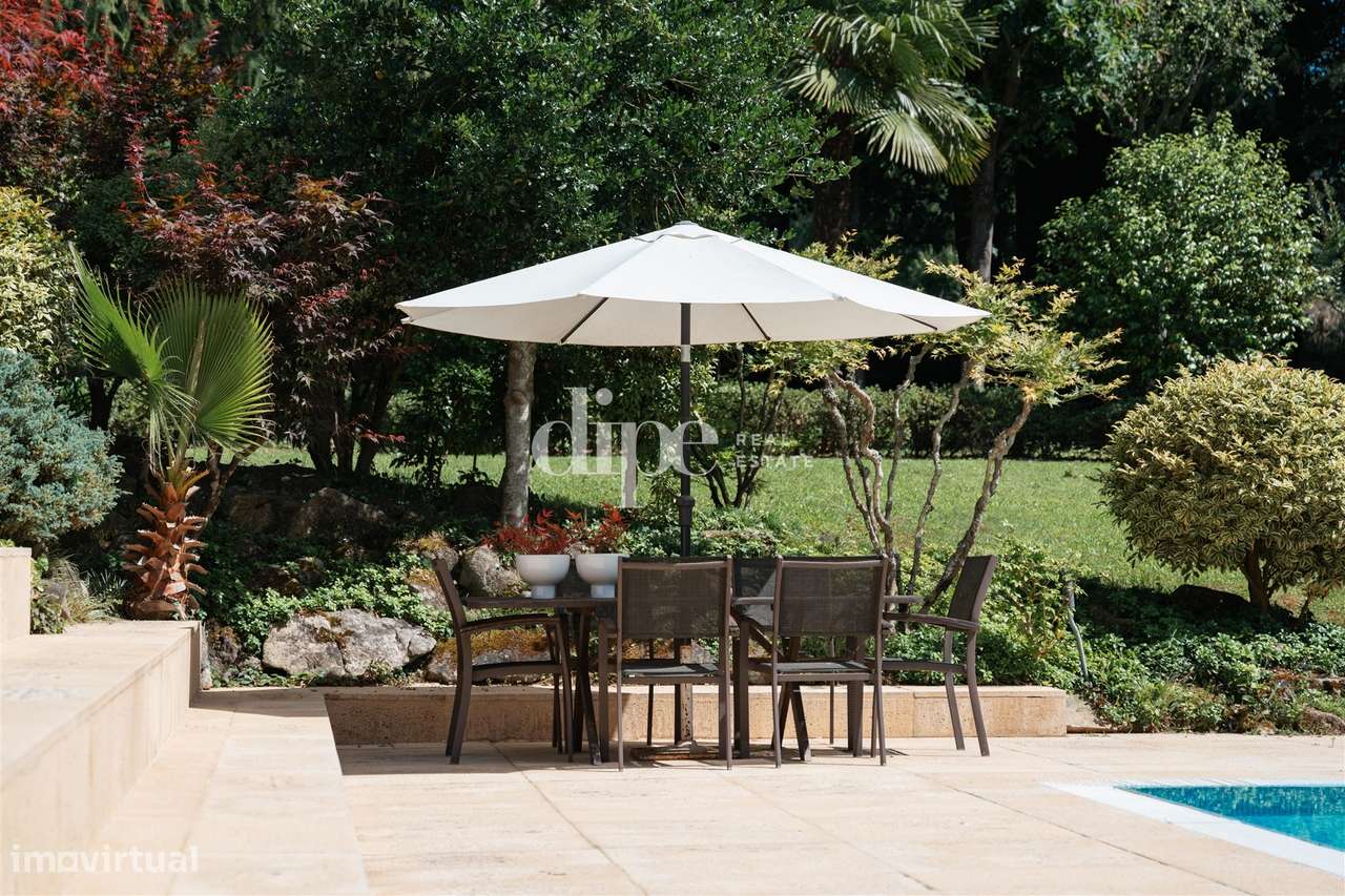 Luxuosa Propriedade T5 com piscina, lago, bosque e jardins-7