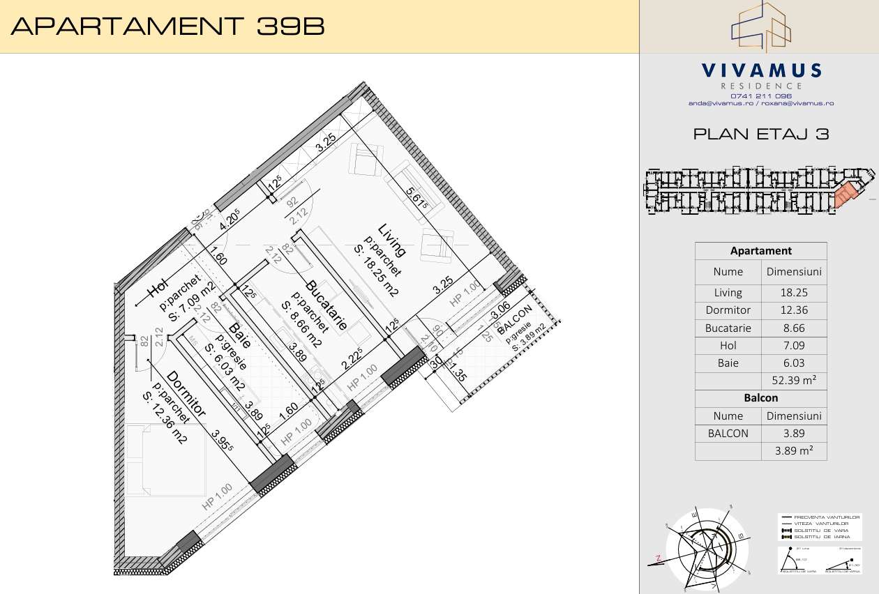 2 camere, 52 mp + 8 mp balcon, bloc in executie, aprilie 2027-14