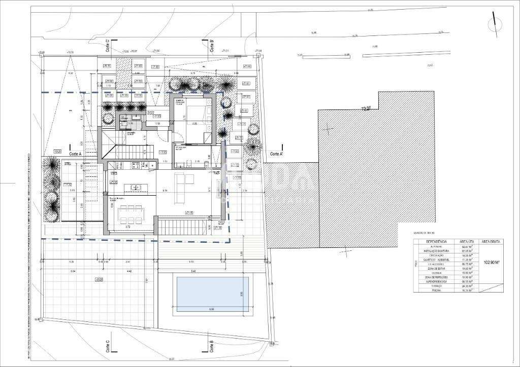 Moradia isolada de design contemporâneo nos Casais Mestre Mendo-58