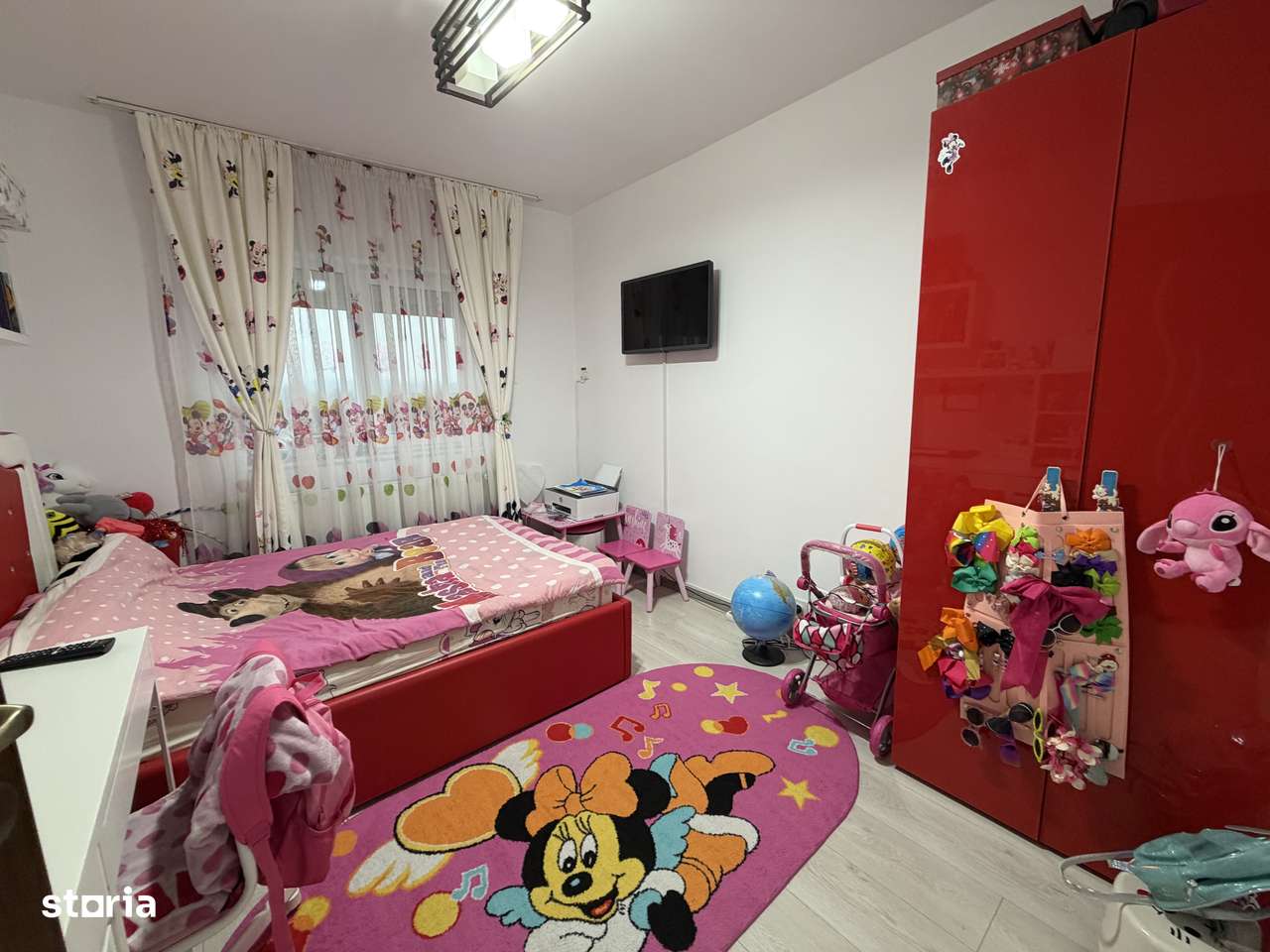 Apartament 3 camere, Mioveni, M-uri, et4, mobilat si utilat, modern-7