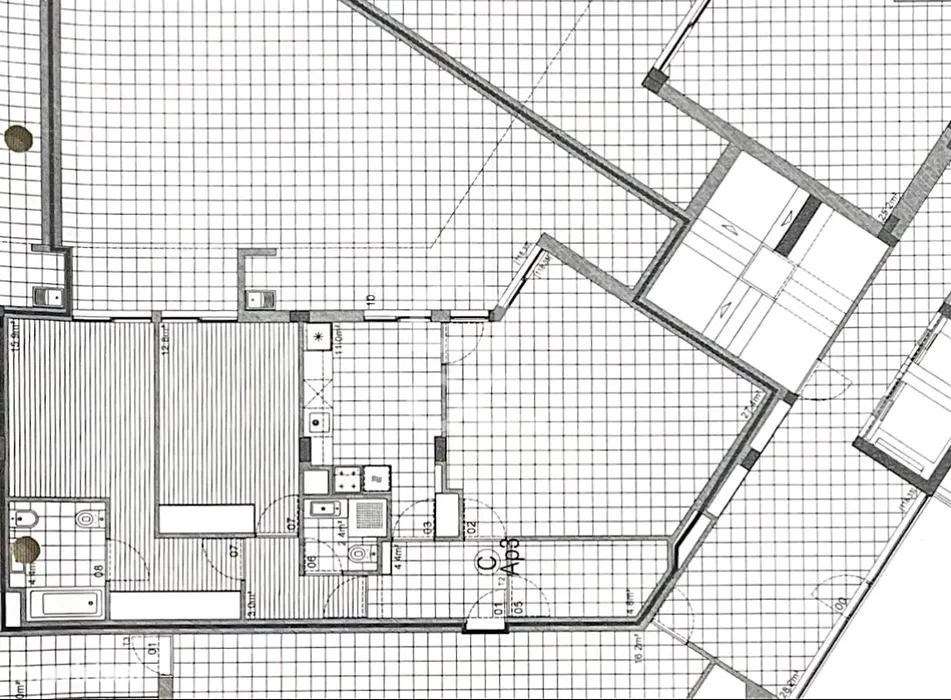 Apartamento T2+1 com piscina e terraço em condomínio privado-12