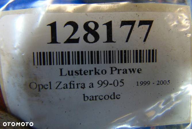 OPEL ZAFIRA A LUSTERKO PRAWE - 6