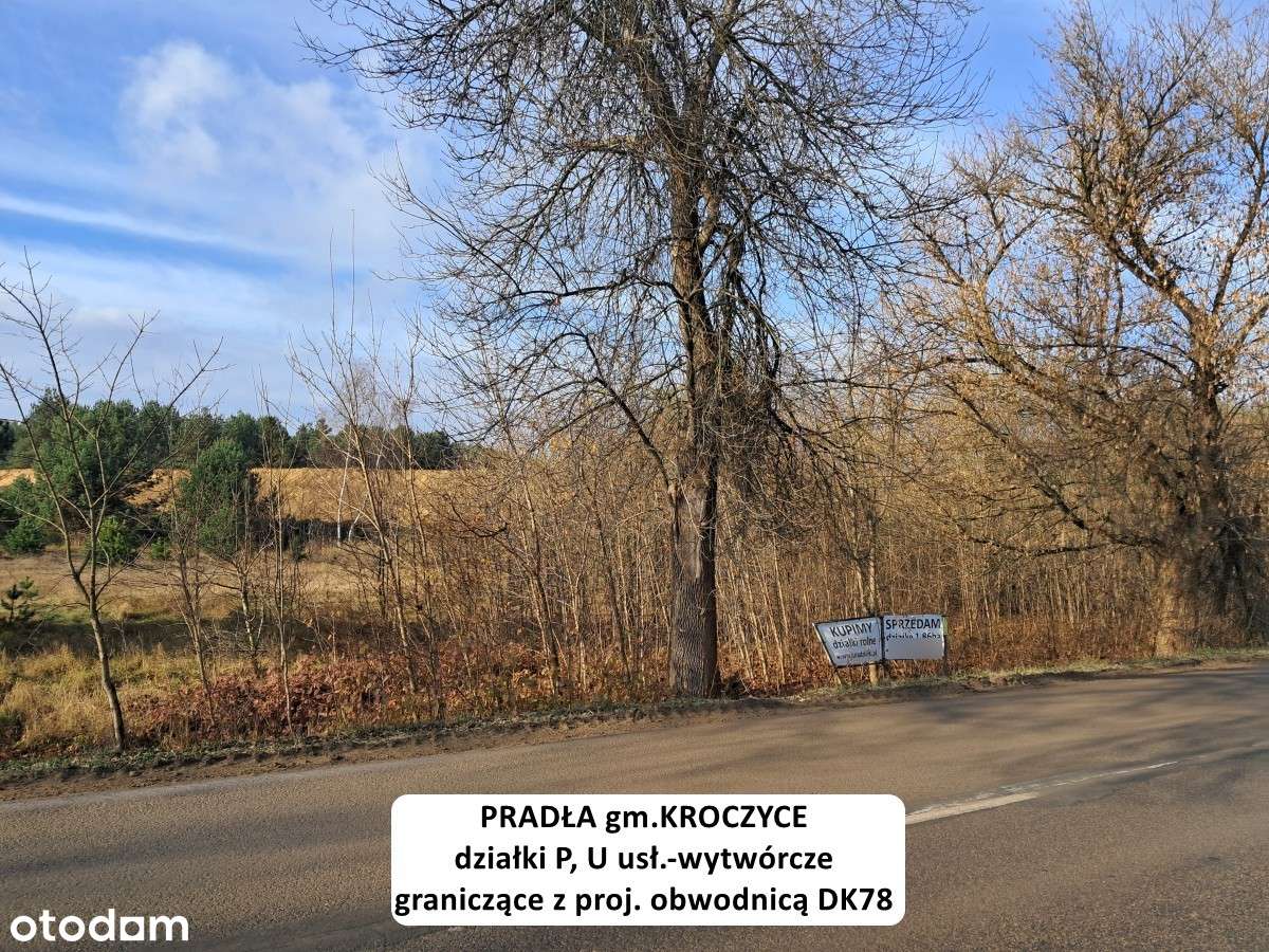 Sale -10% działka P,U usługowa przy wężle drogi krajowej DK78-8