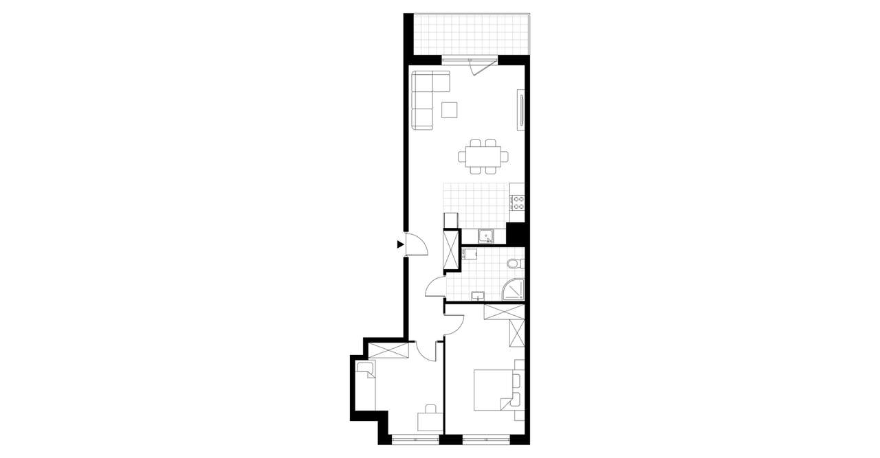 Ogrody Diany | Gdańsk ul. Hery 22 - 3 pokoje | M11 - Pełny obrazek: 3/8
